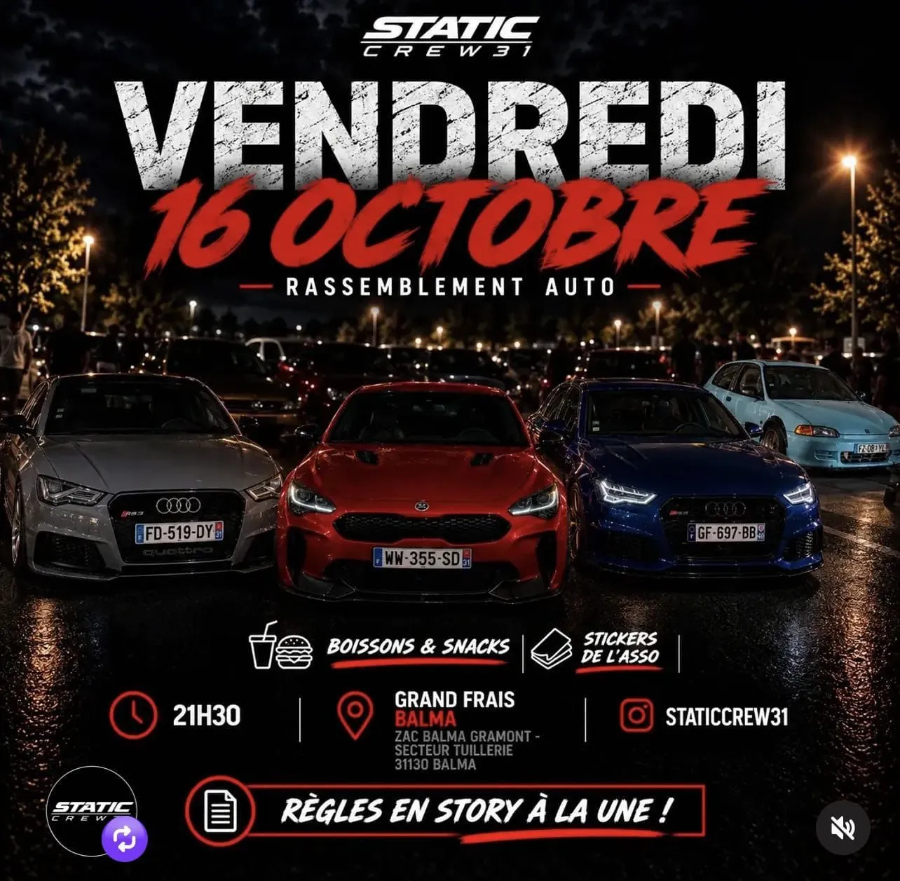 Affiche : Vendredi 16 octobre