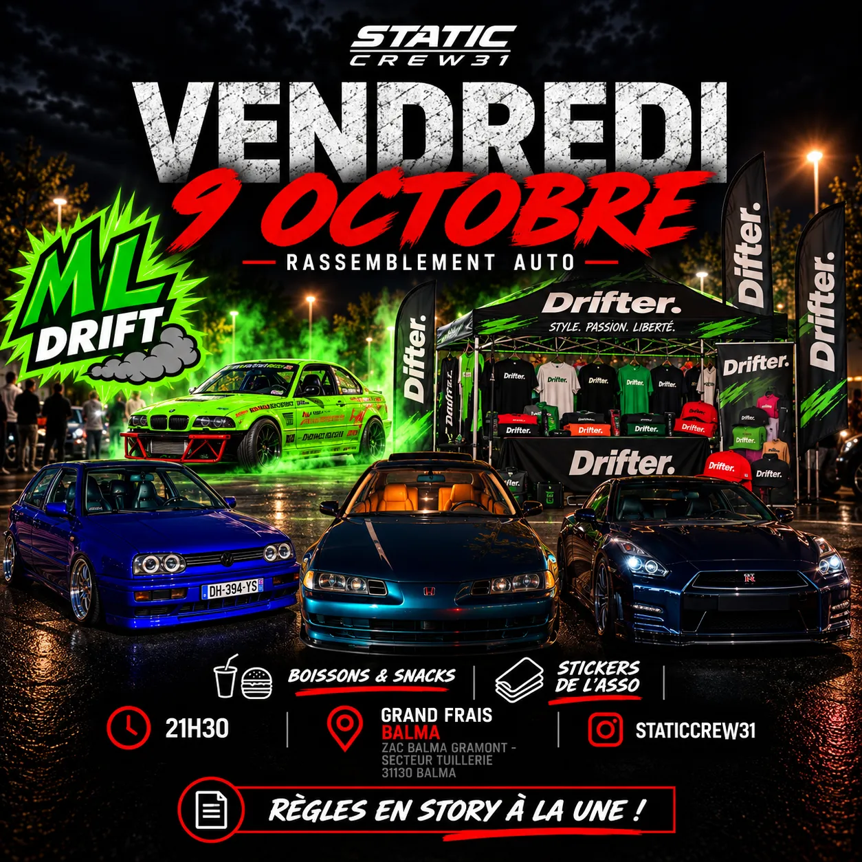 Affiche : Vendredi 9 octobre