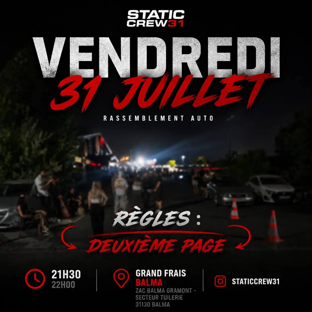 Affiche : Vendredi 31 juillet