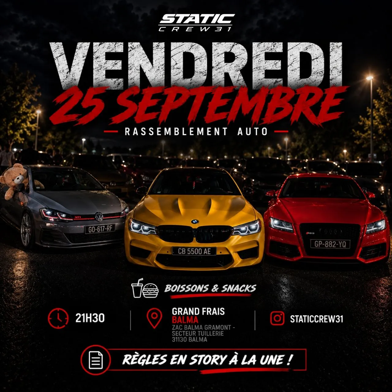 Affiche : Vendredi 25 septembre